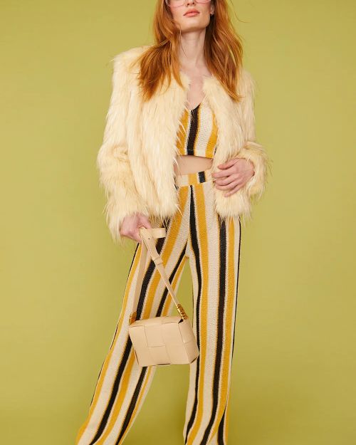 Mocha Grape Skin Eco Leather Bag